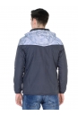 Мужская куртка из текстиля с капюшоном 1000151-3